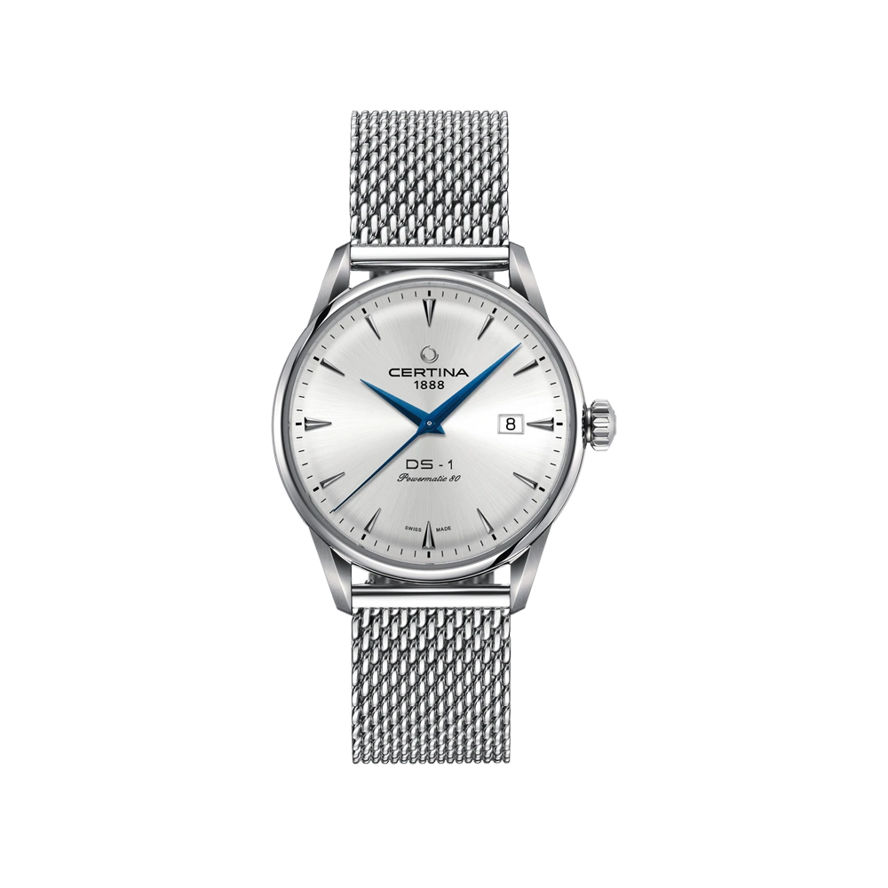 Certina DS-1 Powermatic 80 Silver Dial Automatic Swiss Made C029.807.11.031.02