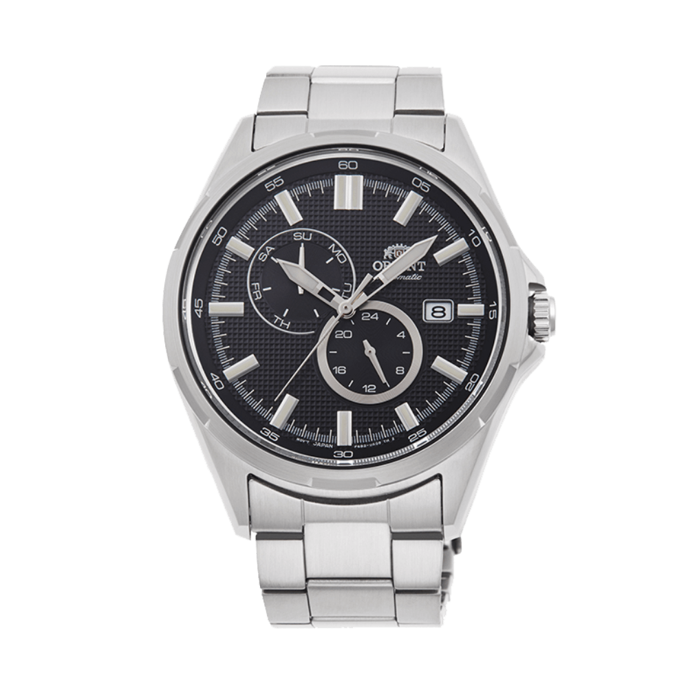 ORIENT: Defender Mechanical Sports Watch, Metal Strap - 42.6mm (RA-AK0602B)