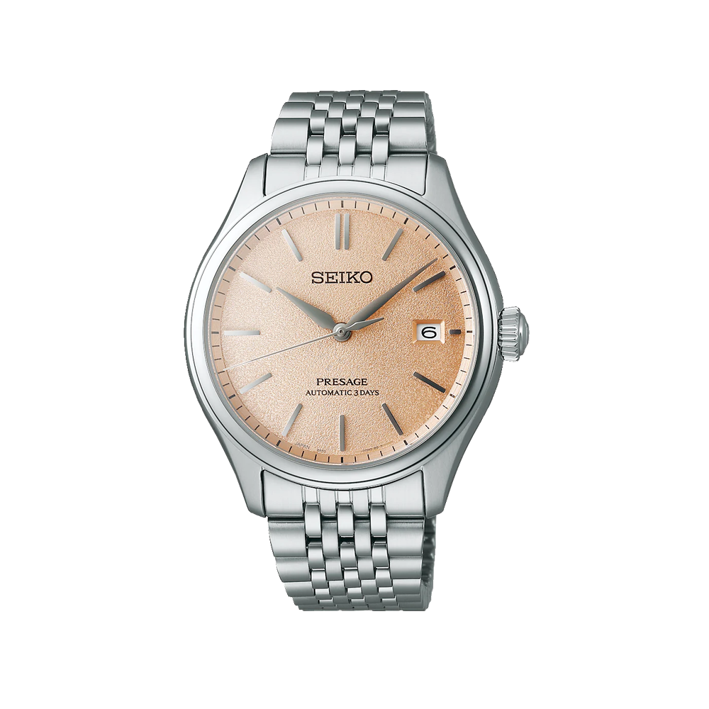 SEIKO: Presage Classic Series Men's Automatic Watch Salmon Dial (SPB467J1) Made in Japan