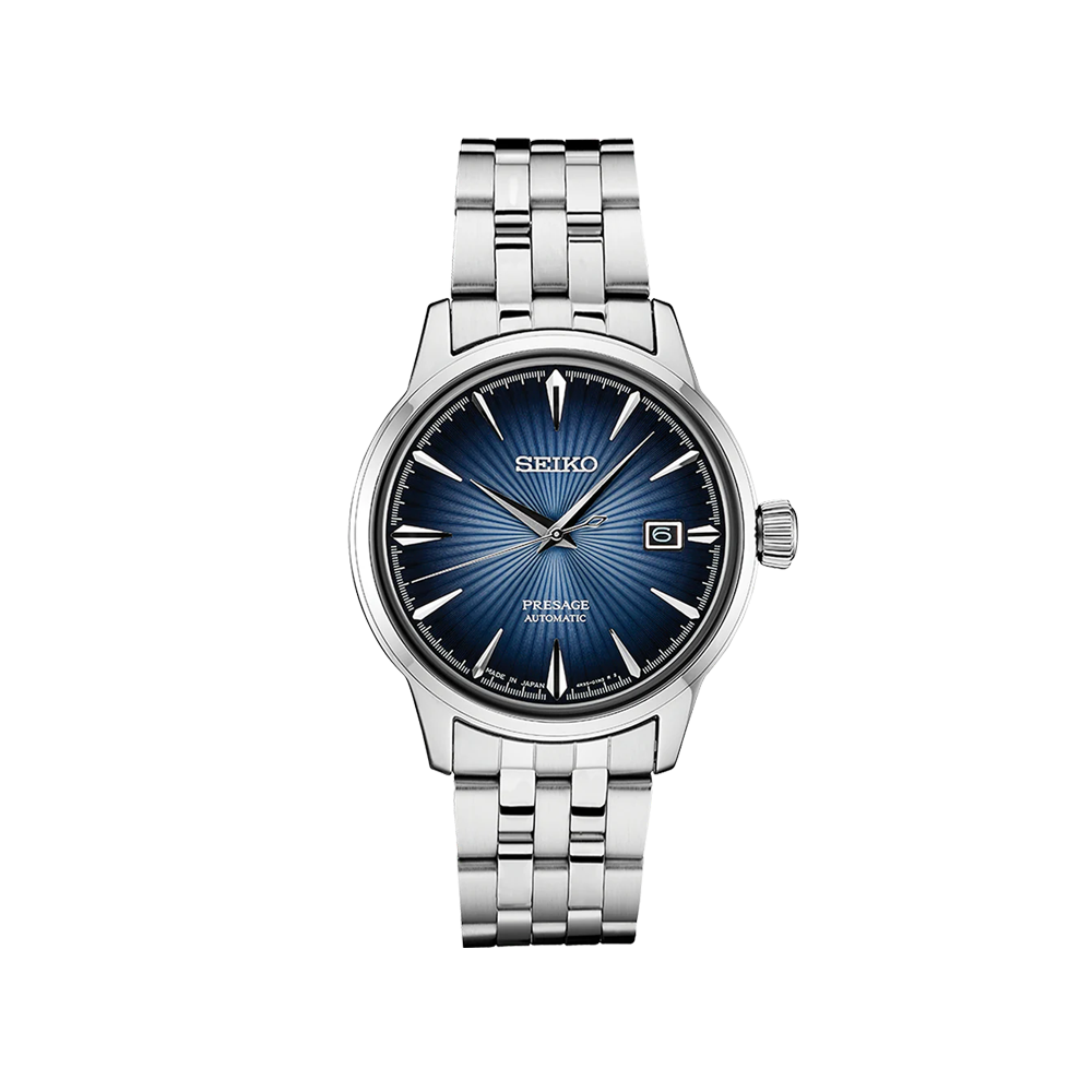SEIKO: PRESAGE Men's Automatic Watch date Blue Dial (SRPB41J1) Made in Japan