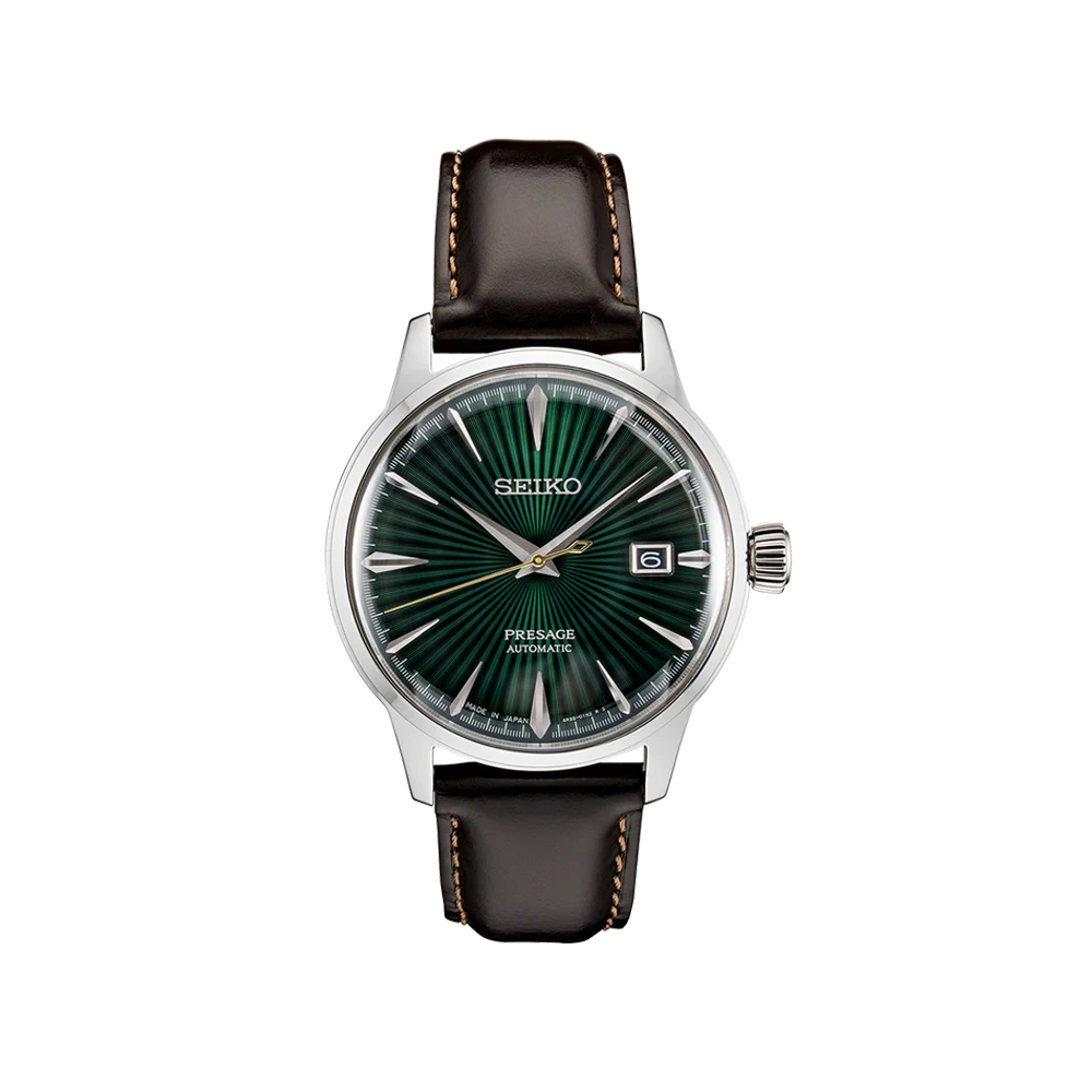 SEIKO: PRESAGE Men's Automatic Watch date Green Dial Date (SRPD37J1) Made in Japan