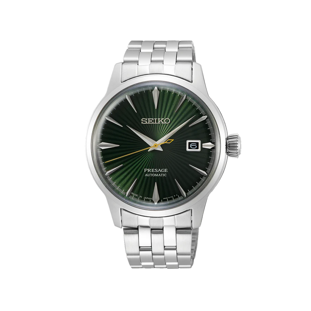 SEIKO: PRESAGE Men's Automatic Watch date Green Dial (SRPE15J1) Made in Japan