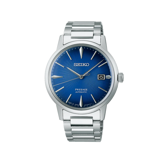 SEIKO: PRESAGE Men's Automatic Watch date Blue Dial (SRPJ13J1) Made in Japan