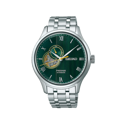 SEIKO: PRESAGE Men's Automatic Watch 24 Houes Green Dial (SSA463J1) Made in Japan