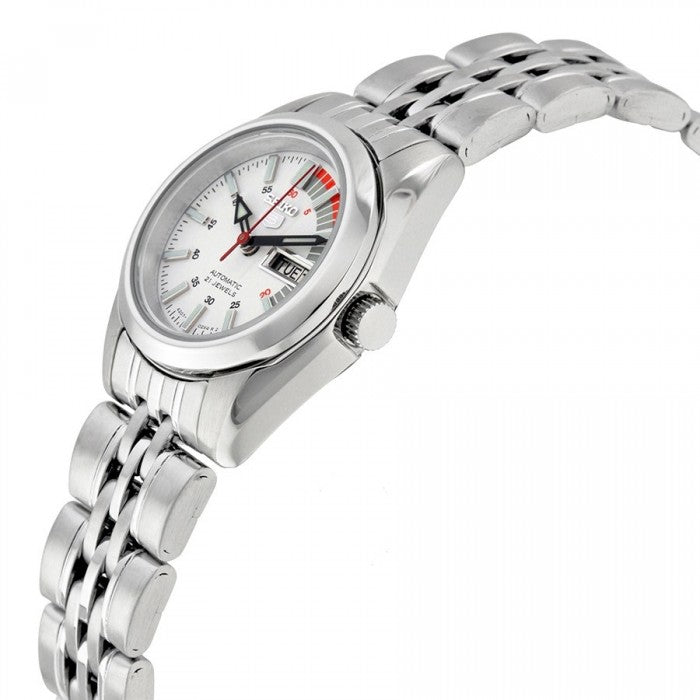 SEIKO: Seiko5 Mechanical Dress Watch, Metal Strap - White Dial - 24mm (SYMA41K1) Made in Japan.