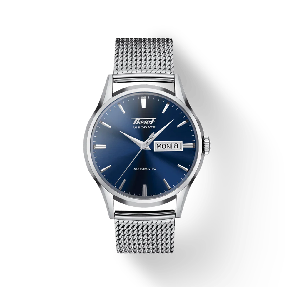TISSOT HERITAGE VISODATE AUTOMATIC Blue Dial Swiss Made T019.430.11.041.00