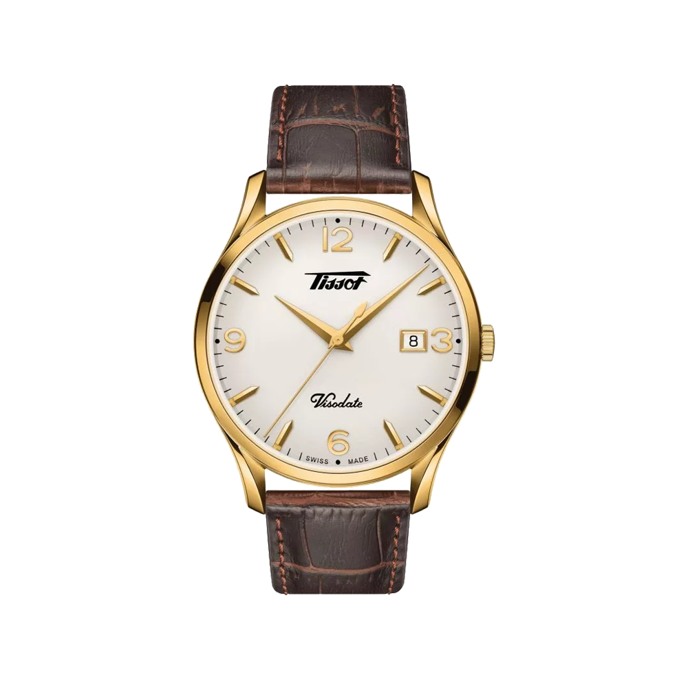 TISSOT HERITAGE VISODATE Quartz White Dial Swiss Made T118.410.36.277.00