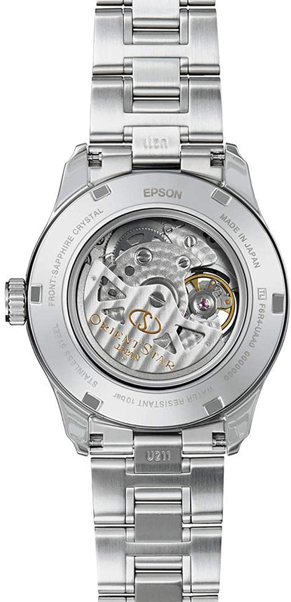 ORIENT STAR: Mechanical Contemporary Watch, Metal Strap - 39.3mm (RE-AT0002E)