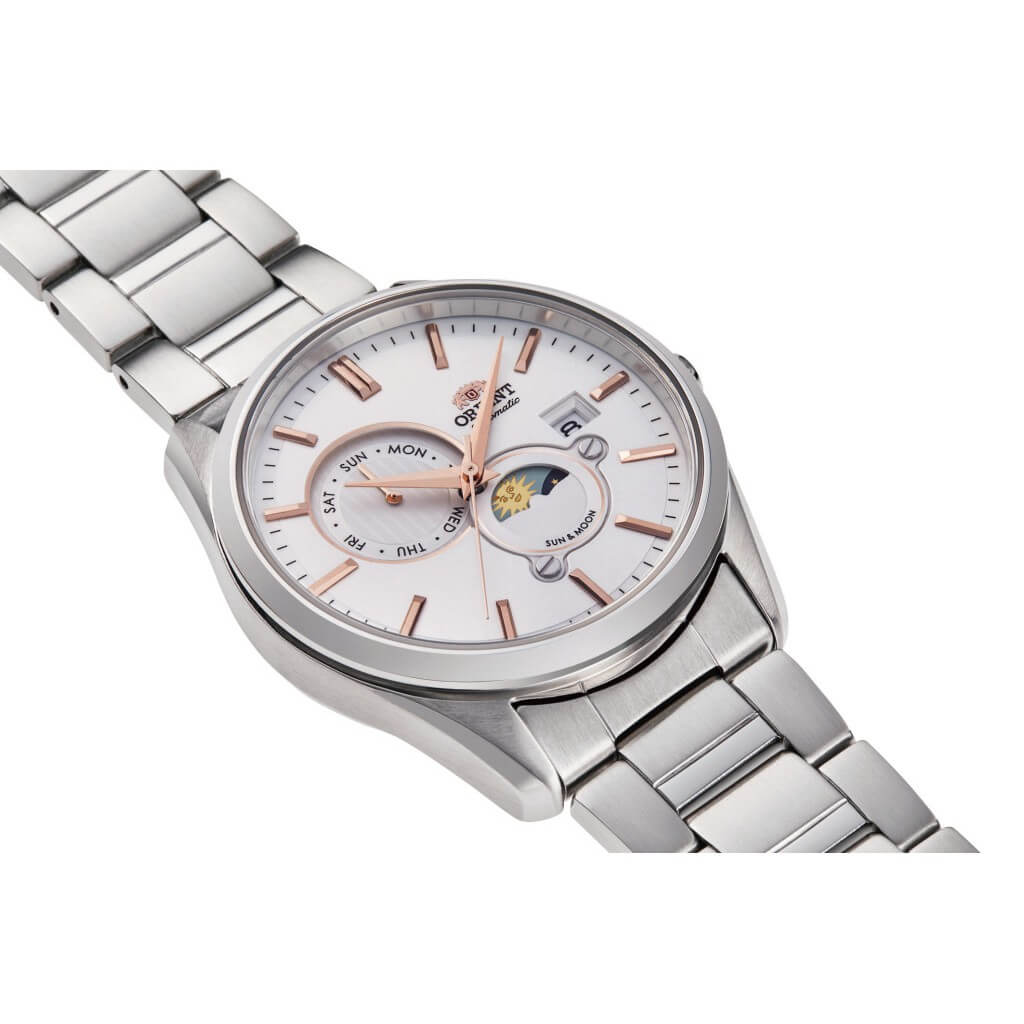 ORIENT: Mechanical Contemporary Watch, Metal Strap - 41.5mm (RA-AK0301S)