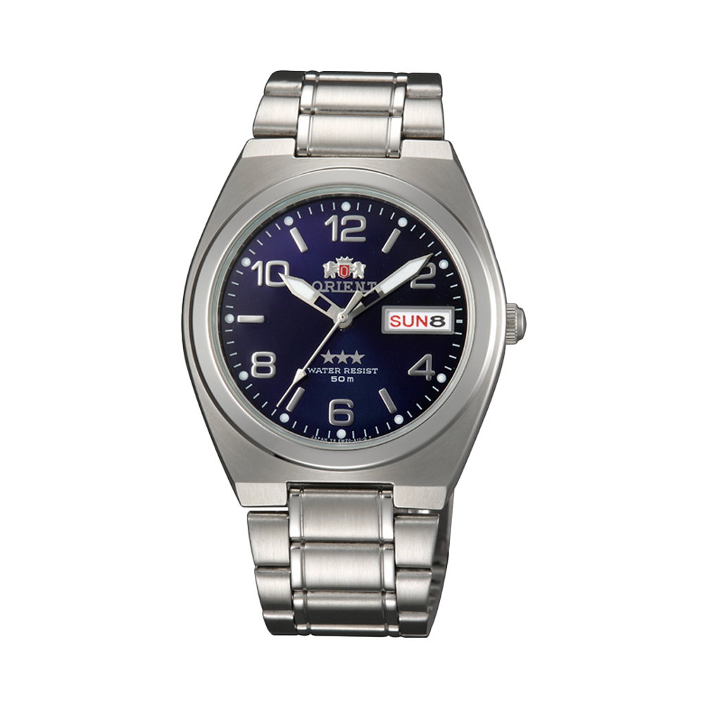 ORIENT: Mechanical Classic Tristar Watch, Metal Strap - 37mm (SAB08002D)