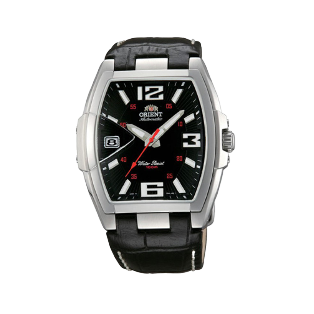 ORIENT: Equalizer Tank Watch Automatic Date Black dial CERAL005B