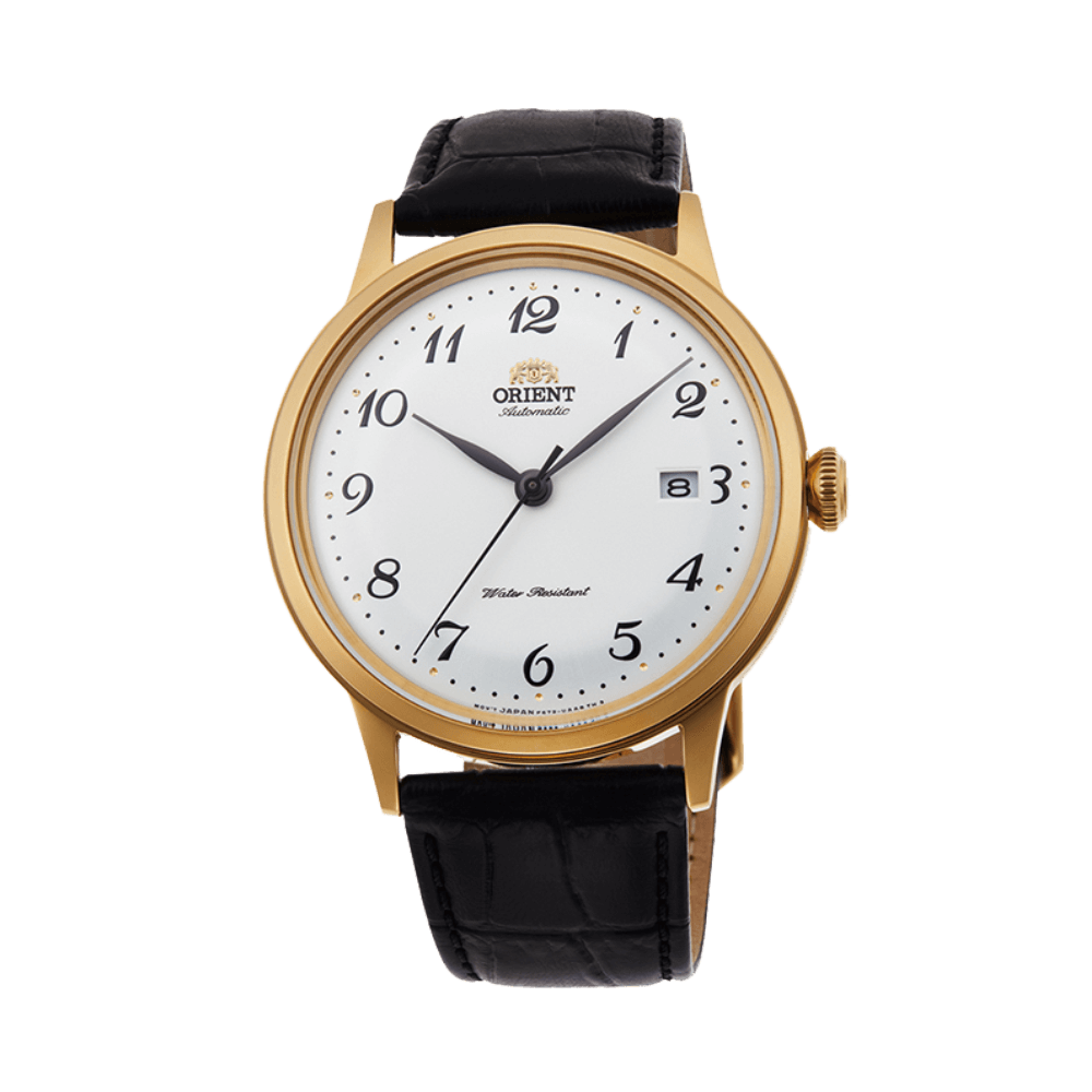 ORIENT: Mechanical Classic Watch, Leather Strap - 40.5mm (RA-AC0002S)