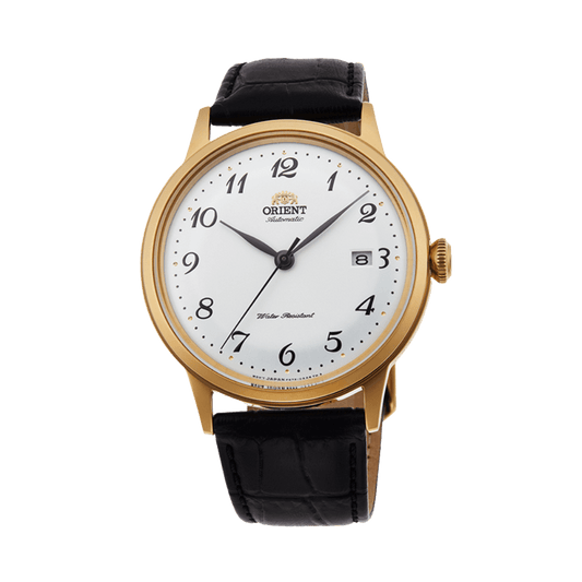 ORIENT: Mechanical Classic Watch, Leather Strap - 40.5mm (RA-AC0002S)