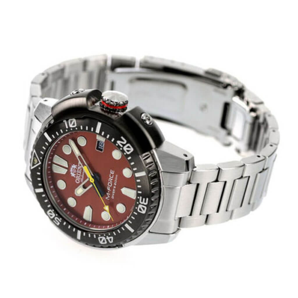 ORIENT: Mechanical Sports Watch, Metal Strap - 45.0mm (RA-AC0L02R)