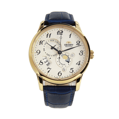 ORIENT: Mechanical Classic Watch, Leather Strap - 42.5mm (RA-AK0002S)