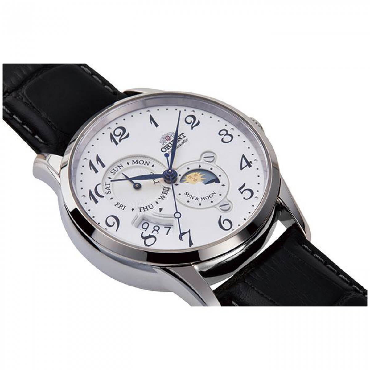 ORIENT: Mechanical Classic Watch, Leather Strap - 42.5mm (RA-AK0003S)