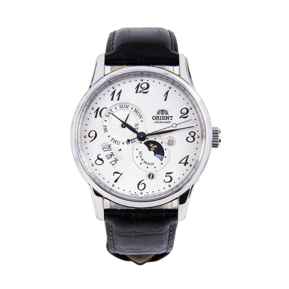 ORIENT: Mechanical Classic Watch, Leather Strap - 42.5mm (RA-AK0003S)