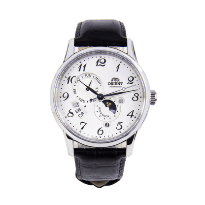 ORIENT: Mechanical Classic Watch, Leather Strap - 42.5mm (RA-AK0003S)