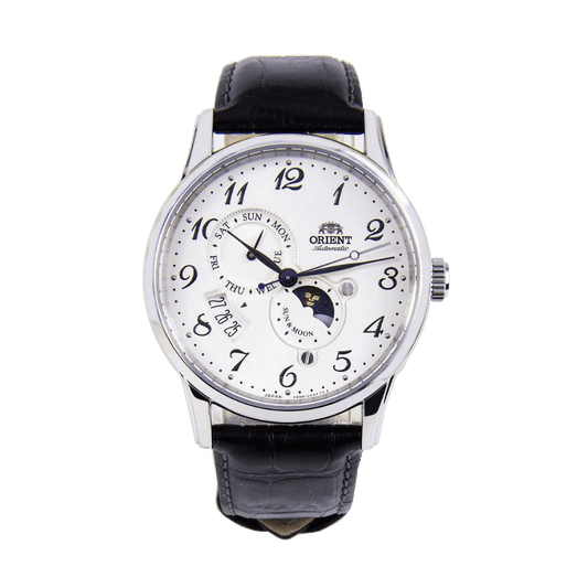 ORIENT: Mechanical Classic Watch, Leather Strap - 42.5mm (RA-AK0003S)