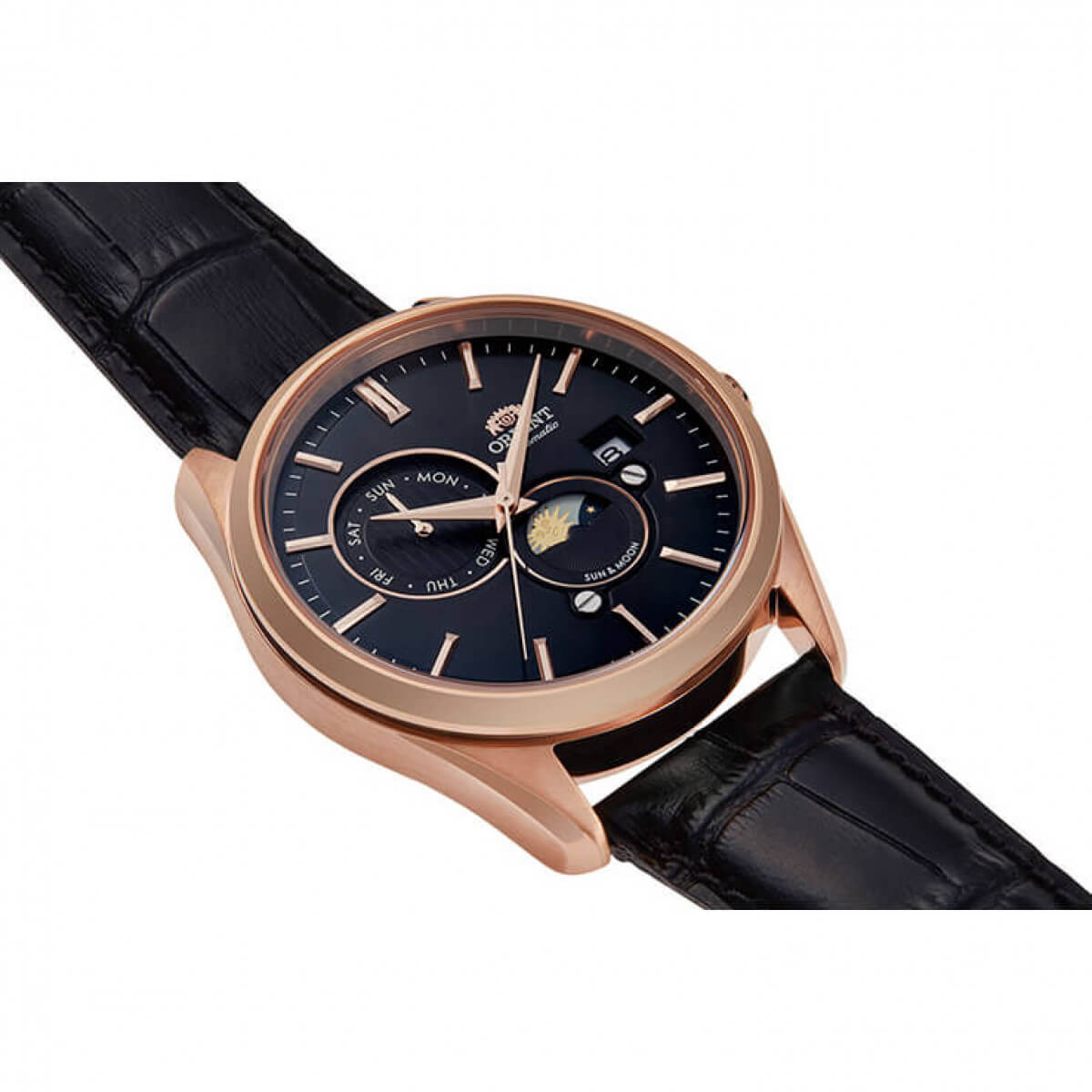 ORIENT: Mechanical Contemporary Watch, Leather Strap - 41.5mm (RA-AK0304B)