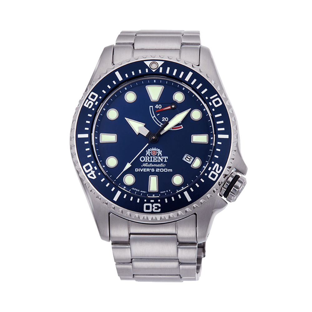 ORIENT: Triton Neptune Mechanical Sports Watch, Metal Strap - 43.4mm (RA-EL0002L)