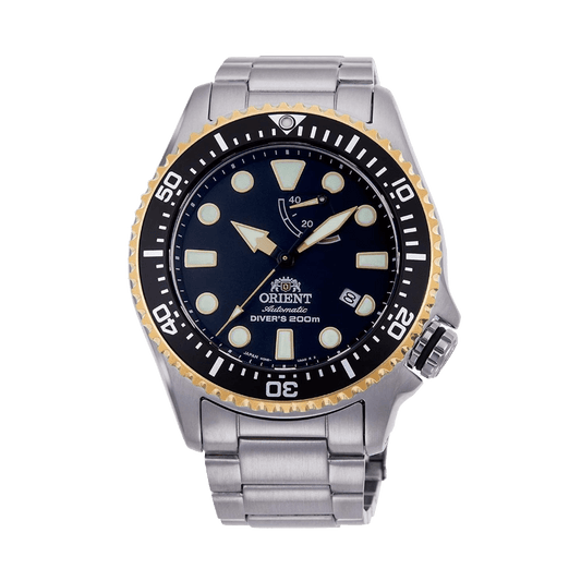 ORIENT: Triton Neptune Mechanical Sports Watch, Metal Strap - 43.4mm (RA-EL0003B)