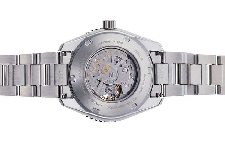 ORIENT STAR: Mechanical Sports Watch, Metal Strap - 43.2mm (RE-AT0102Y)