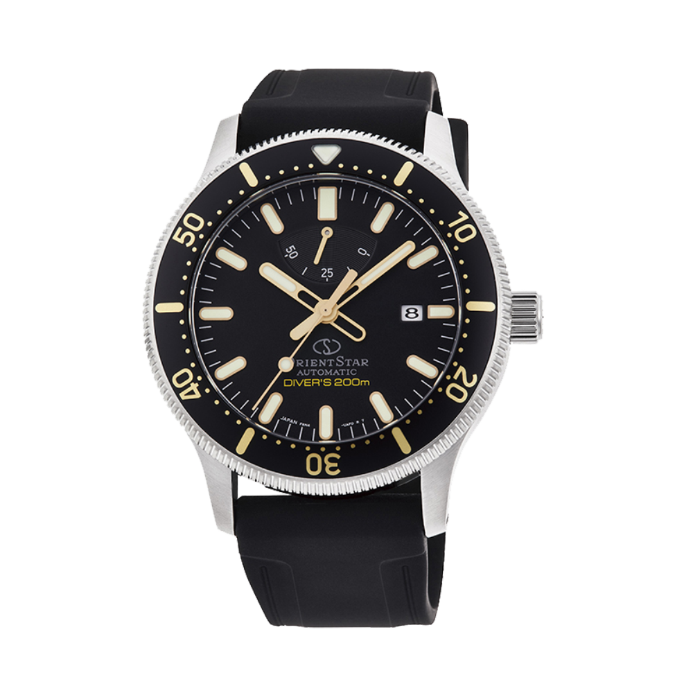 ORIENT STAR: Mechanical Sports Watch, Silicon Strap - 43.6mm (RE-AU0303B)