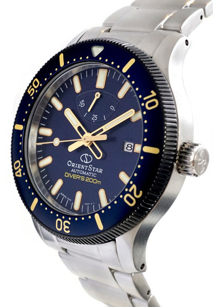 ORIENT STAR: Mechanical Sports Watch, Metal & Silicon Strap - 43.6mm (RE-AU0304L) Limited Edition