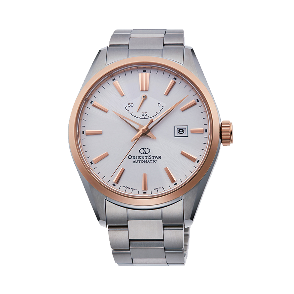 ORIENT STAR: Mechanical Contemporary Watch, Metal Strap - 42.0mm (RE-AU0401S)