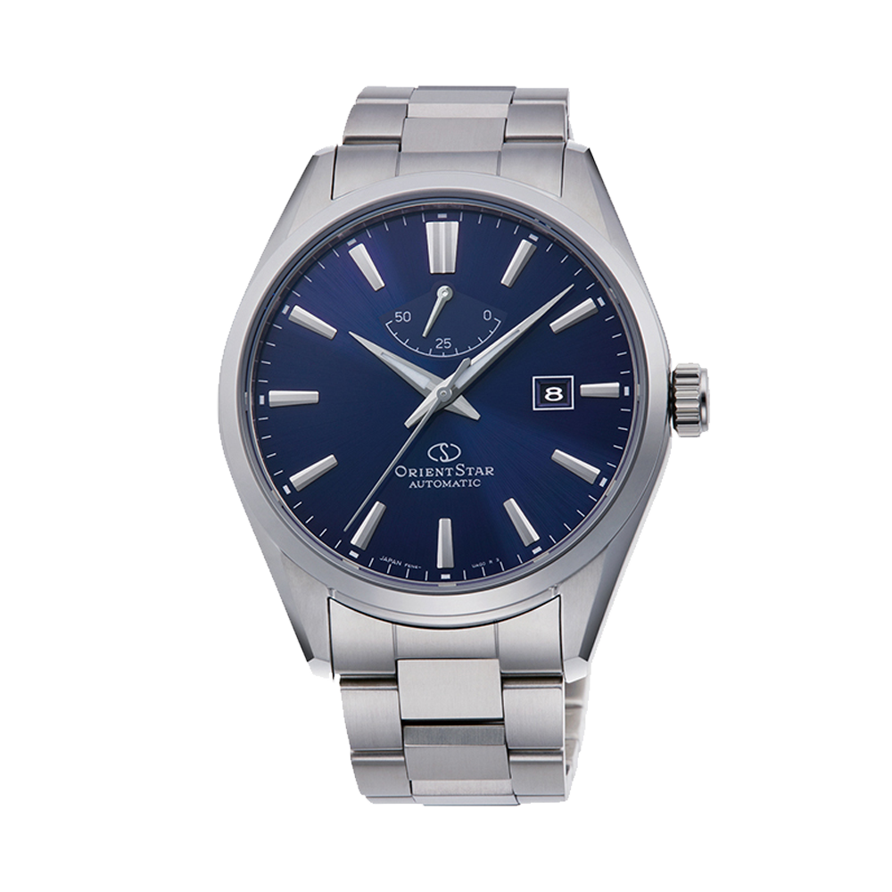 ORIENT STAR: Mechanical Contemporary Watch, Metal Strap - 42.0mm (RE-AU0403L)