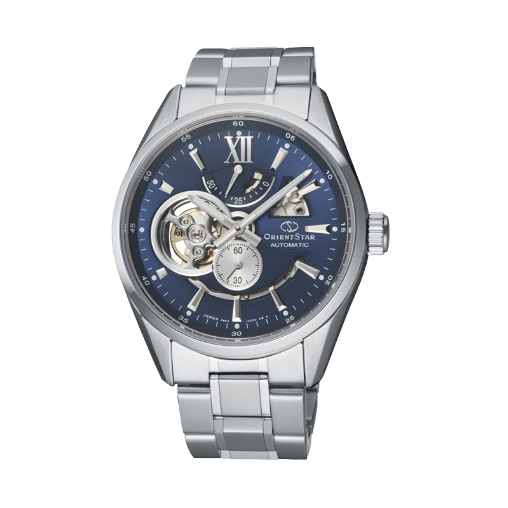 ORIENT STAR: Mechanical Contemporary Watch, Metal Strap - 41.0mm (RE-AV0003L)