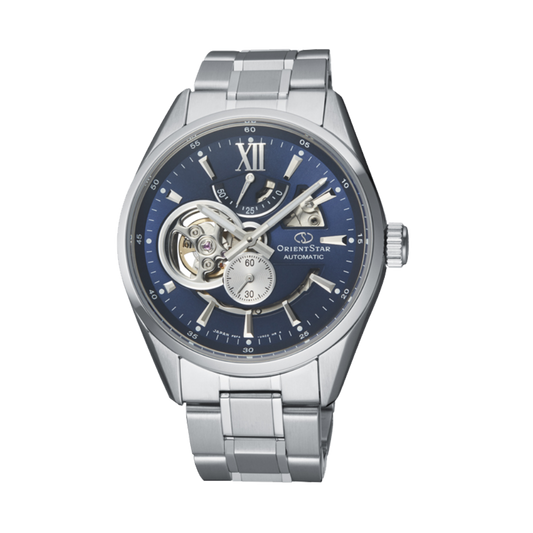 ORIENT STAR: Mechanical Contemporary Watch, Metal Strap - 41.0mm (RE-AV0003L)