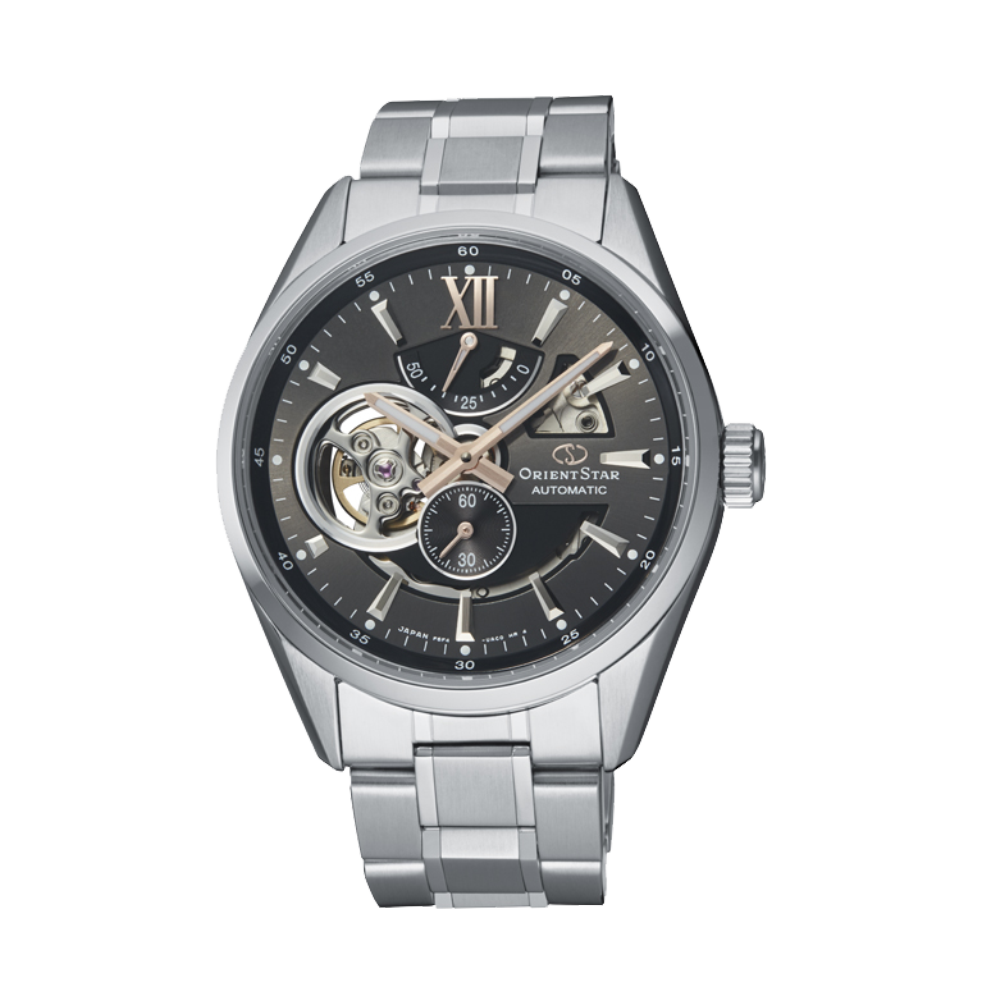 ORIENT STAR: Mechanical Contemporary Watch, Metal Strap - 41.0mm (RE-AV0004N)