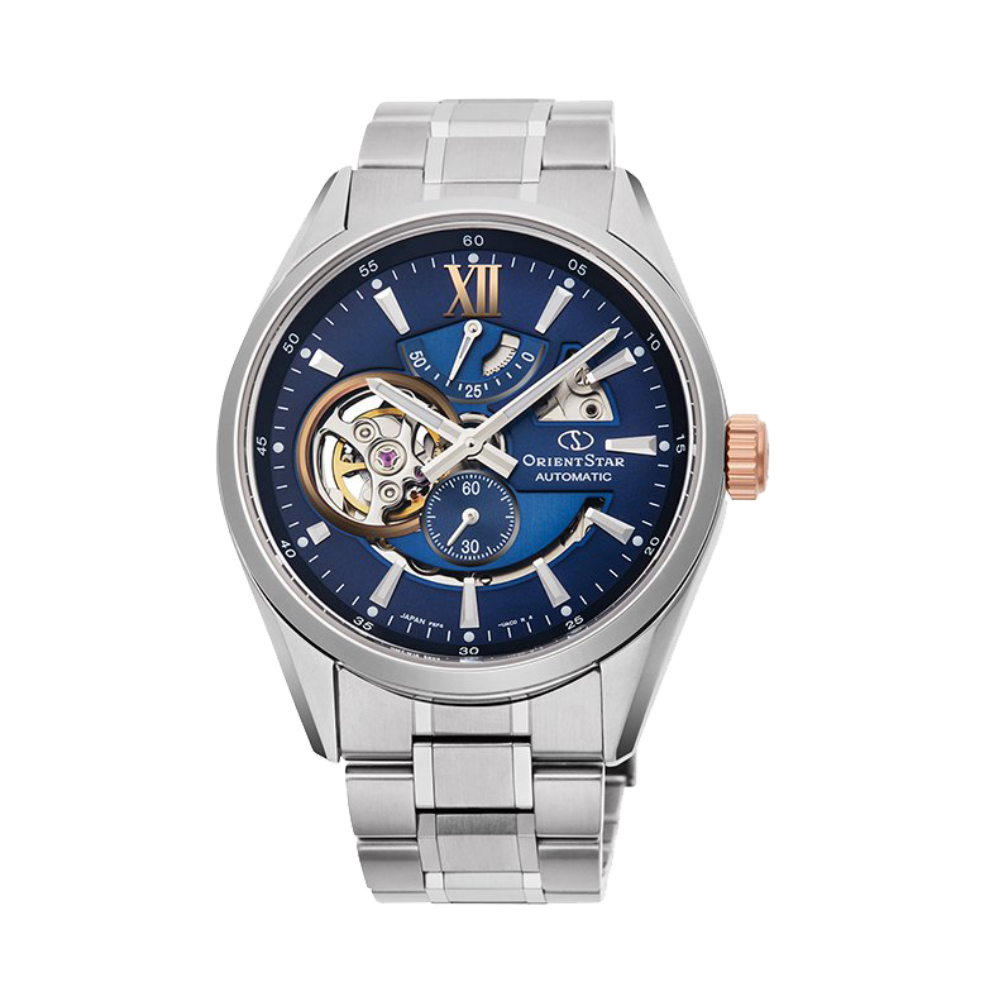 ORIENT STAR: Mechanical Contemporary Watch, Metal Strap - 41.0mm (RE-AV0116L) Limited