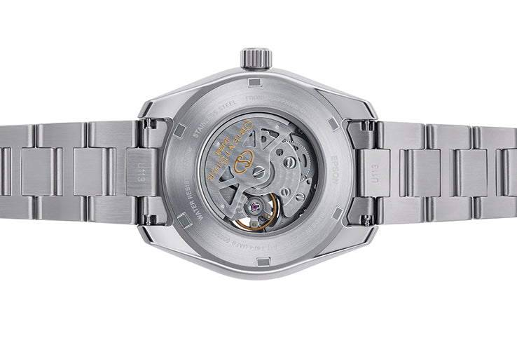 ORIENT STAR: Mechanical Sports Watch, Metal Strap - 42.6mm (RE-AV0A02S)