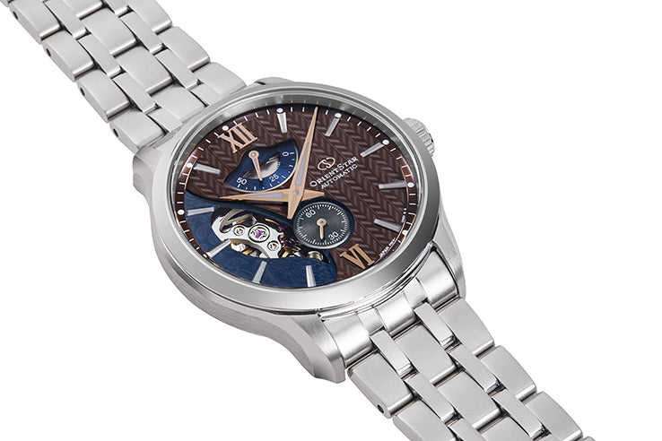 ORIENT STAR: Mechanical Contemporary Watch, Metal Strap - 41.0mm (RE-AV0B02Y)