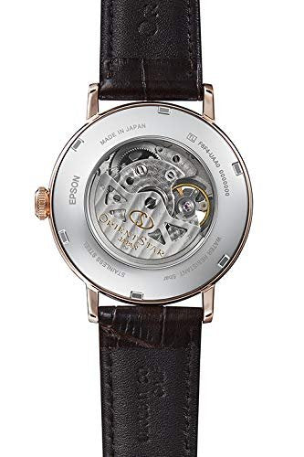 ORIENT STAR: Mechanical Classic Watch, Leather Strap - 40.0mm (RE-AV0001S)