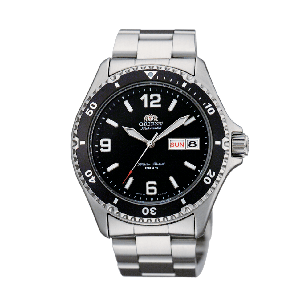 ORIENT: Mako Mechanical Sports Watch, Metal Strap - 41.5mm (AA02001B)