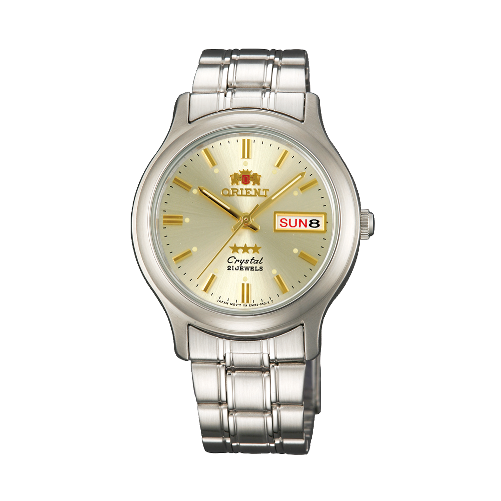 ORIENT: Mechanical Classic Tristar Watch, Metal Strap - 36mm (SAB05005C8)