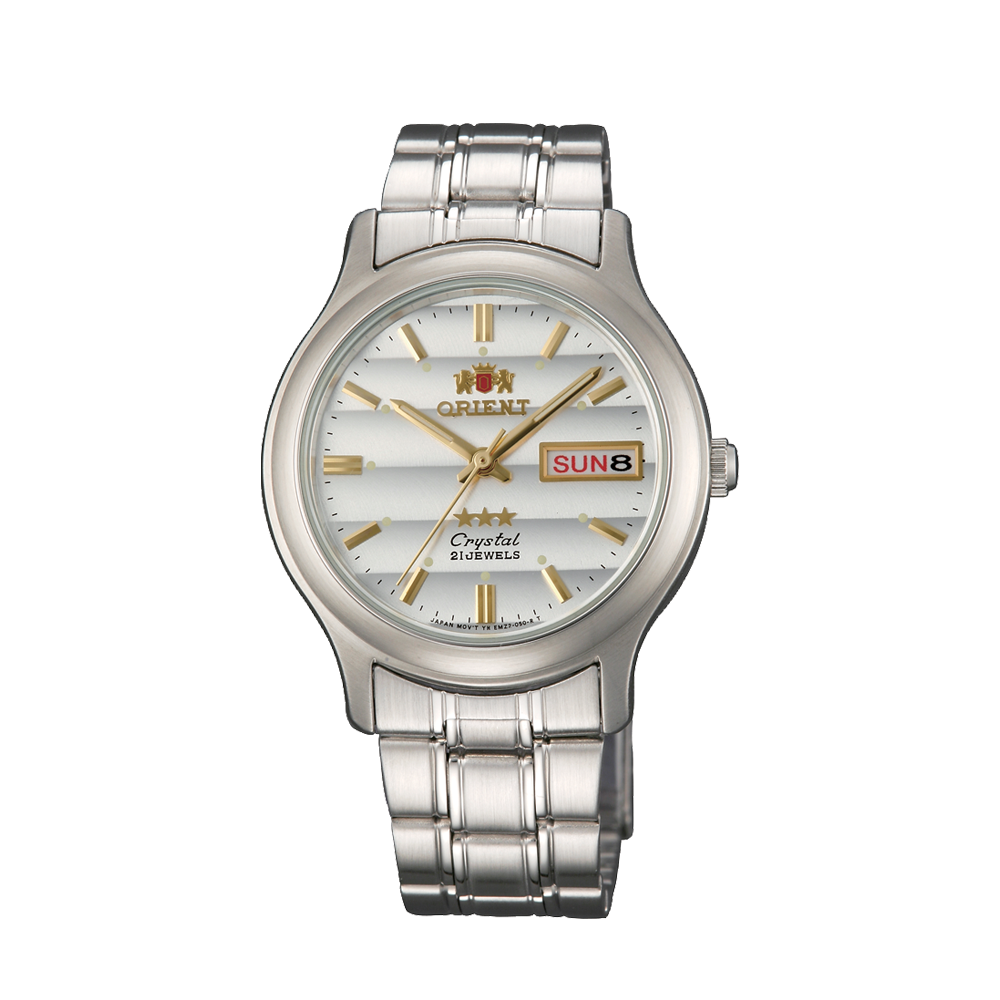 ORIENT: Mechanical Classic Tristar Watch, Metal Strap - 36mm (SAB05005W8)