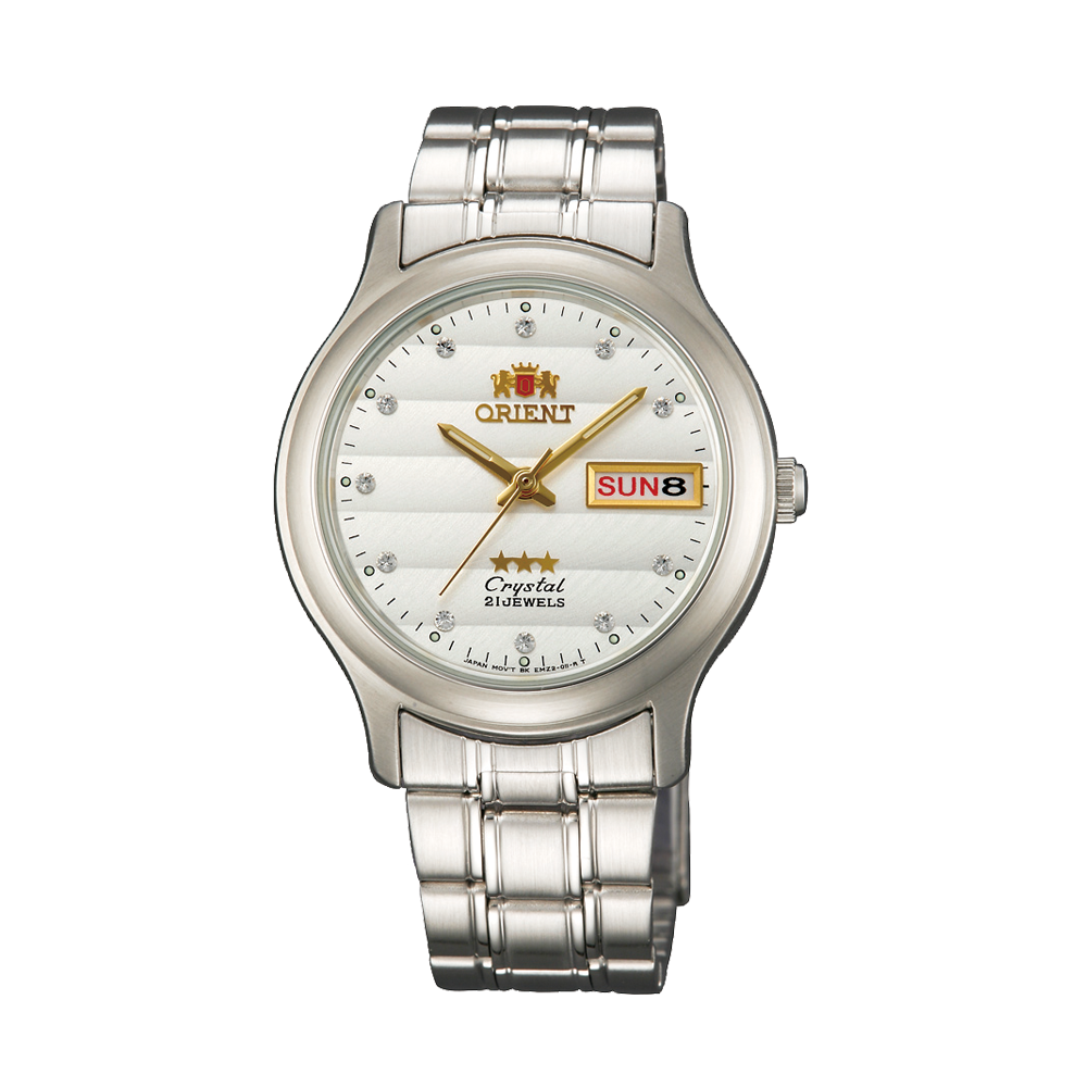 ORIENT: Mechanical Classic Tristar Watch, Metal Strap - 36mm (SAB05008W8)