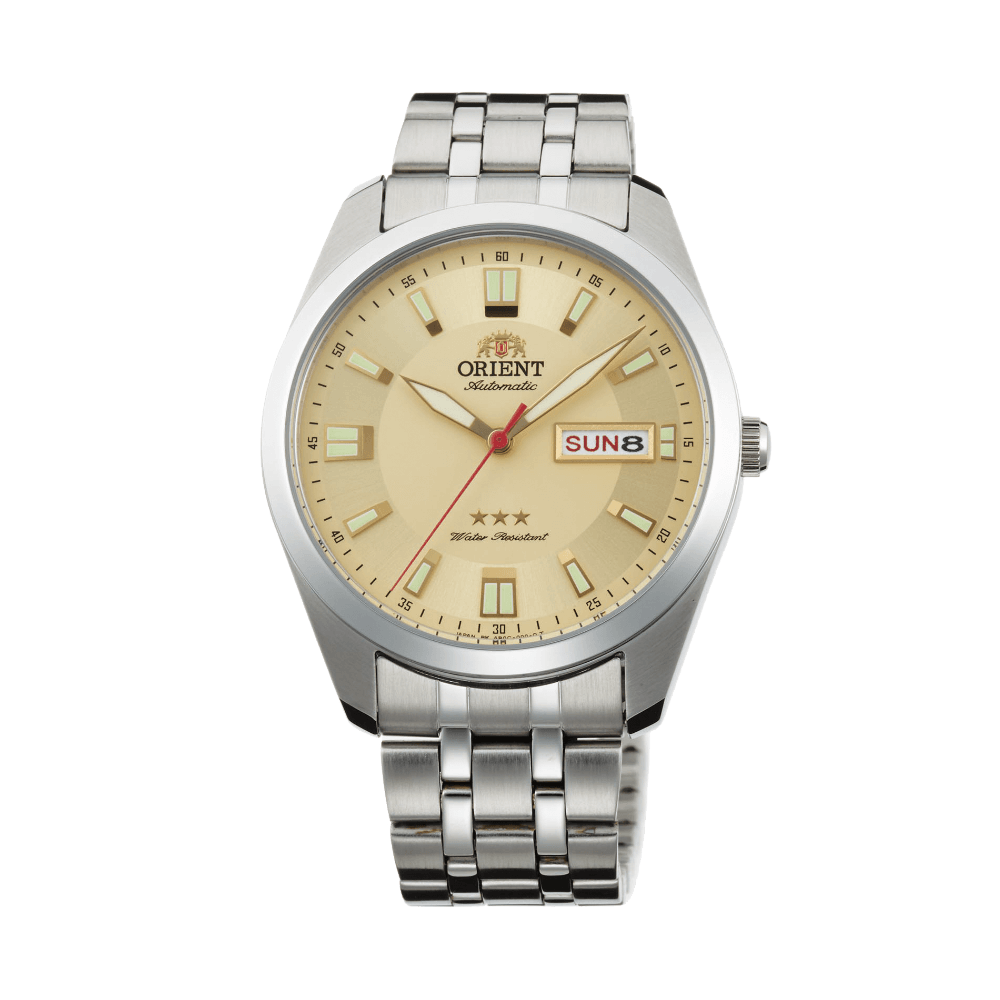 ORIENT: Mechanical Classic Tristar Watch, Metal Strap - 39mm (SAB0C002C)