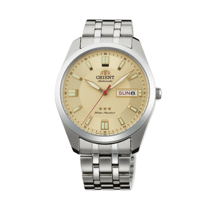 ORIENT: Mechanical Classic Tristar Watch, Metal Strap - 39mm (SAB0C002C)