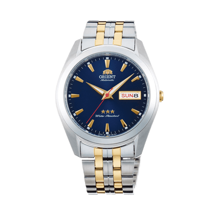 ORIENT: Mechanical Classic Tristar Watch, Metal Strap - 39mm (SAB0D001D)