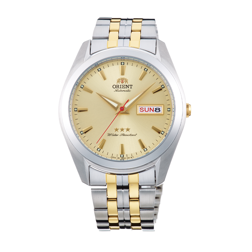 ORIENT: Mechanical Classic Tristar Watch, Metal Strap - 39mm (SAB0D001G)