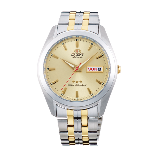 ORIENT: Mechanical Classic Tristar Watch, Metal Strap - 39mm (SAB0D001G)