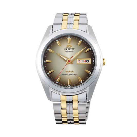 ORIENT: Mechanical Classic Tristar Watch, Metal Strap - 39mm (SAB0D002U)