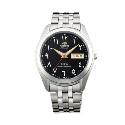 ORIENT: Mechanical Classic Tristar Watch, Metal Strap - 39mm (SAB0D005B)