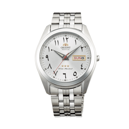 ORIENT: Mechanical Classic Tristar Watch, Metal Strap - 39mm (SAB0D005S)